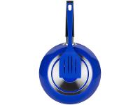 Frigideira Antiaderente Multiflon de Alumínio Color Azul 20cm com Espátula - 2