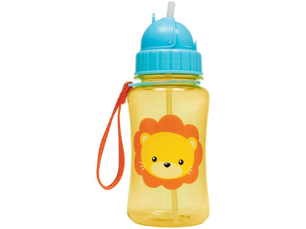 Garrafa Infantil com Canudo 350ml Buba Animal Fun Leão - 3