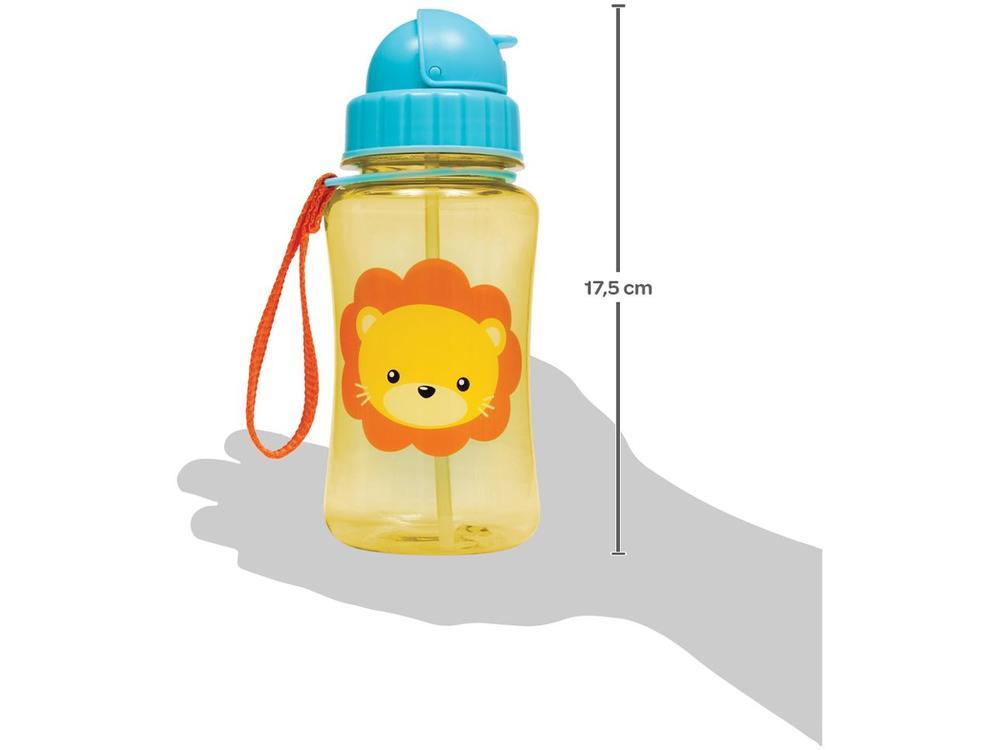 Garrafa Infantil com Canudo 350ml Buba Animal Fun Leão - 5