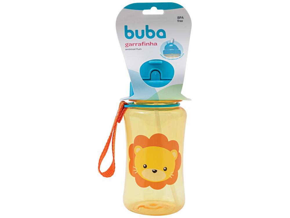 Garrafa Infantil com Canudo 350ml Buba Animal Fun Leão - 6