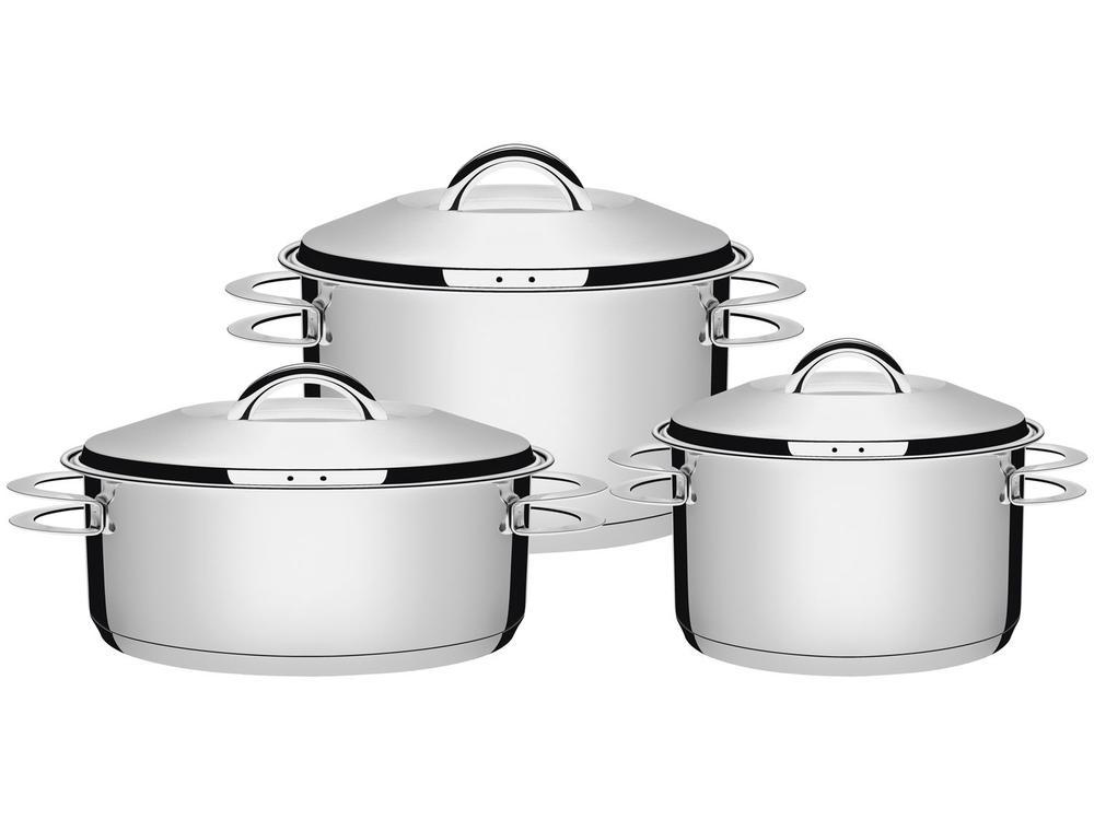 Jogo de Panelas Tramontina Solar 65510740 Inox - 1