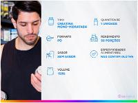 Creatina Monohidratada Atlas em Pó 150g  - 2