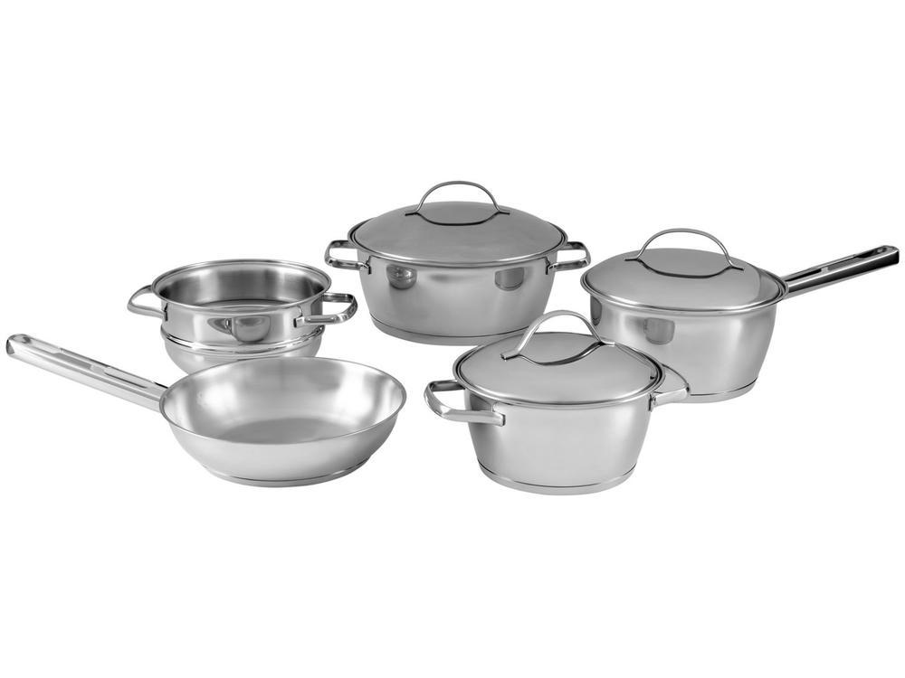 Jogo de Panelas Tramontina Inox 5 Peças - 10