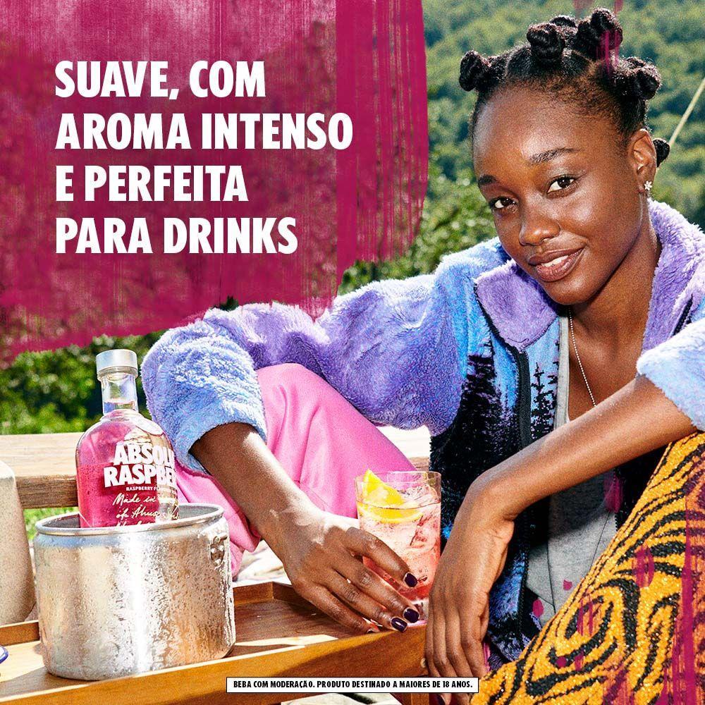 Vodka Absolut Raspberri 750ml - 5