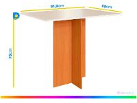 Mesa de Jantar 4 Cadeiras Retangular Tecido Linho Indekes Talita - 3