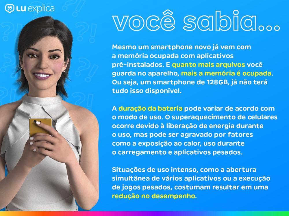 Smartphone Samsung Galaxy A14 128GB Preto 4G Octa-Core 4GB RAM 6,6" Câm. Tripla + Selfie 13MP Dual Chip - 4