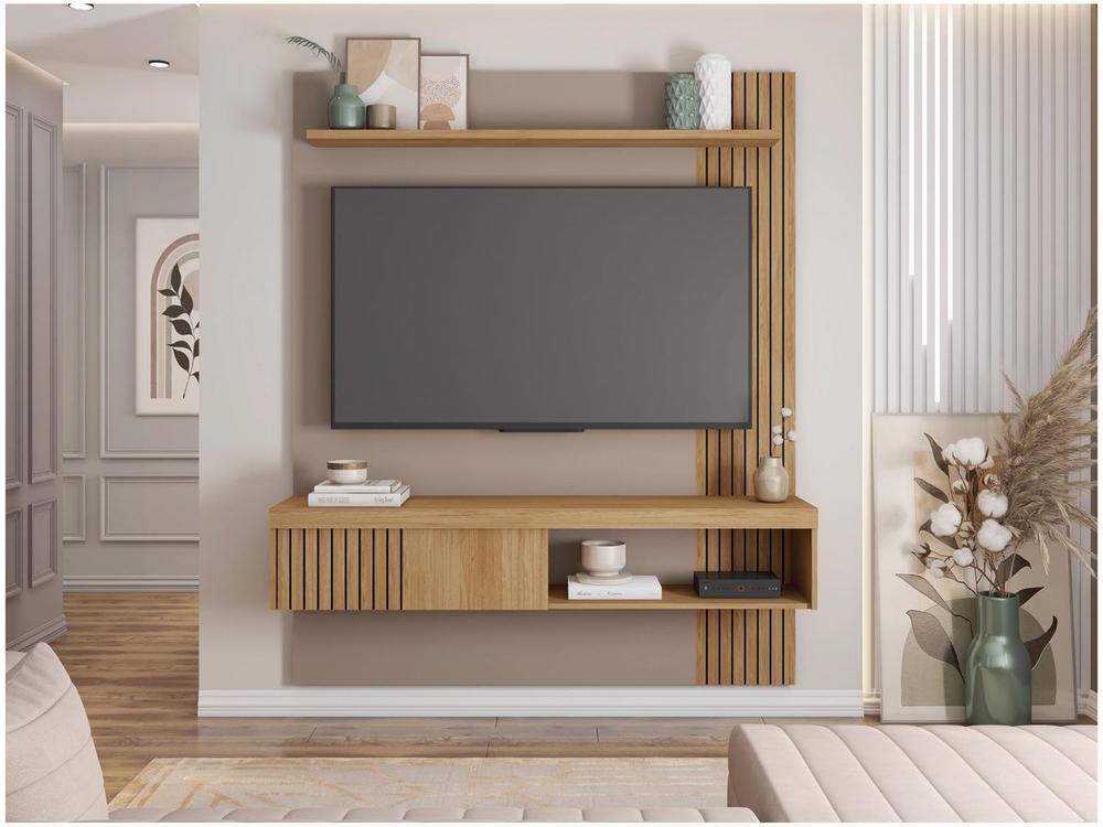 Painel para TV até 55” Caemmun Jade 1 Prateleira - 4