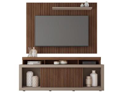 Rack para TV até 70” com Painel 1 Porta Caemmun Aego