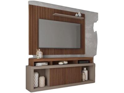 Rack para TV até 70” com Painel 1 Porta Caemmun Aego