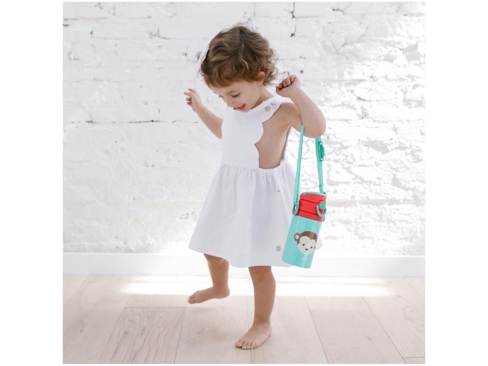 Garrafa Infantil com Canudo 450ml Buba Animal Fun - 2