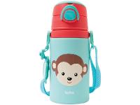 Garrafa Infantil com Canudo 450ml Buba Animal Fun - 1