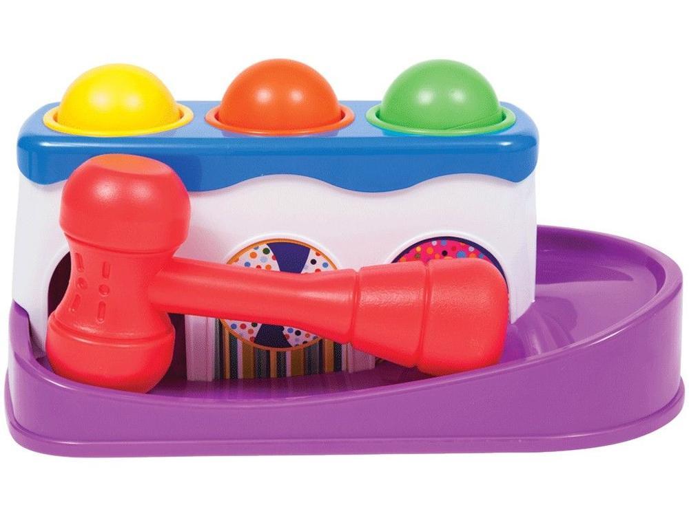 Brinquedo Interativo Bate Martelo com Bolinhas - 2