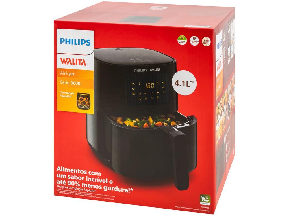 Air Fryer Philips Walita Spectre Série 3000 RI9252 Preto 2,6L - 16