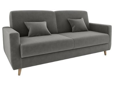 Sofá-cama Casal 3 Lugares Reclinável Veludo Matrix Emília