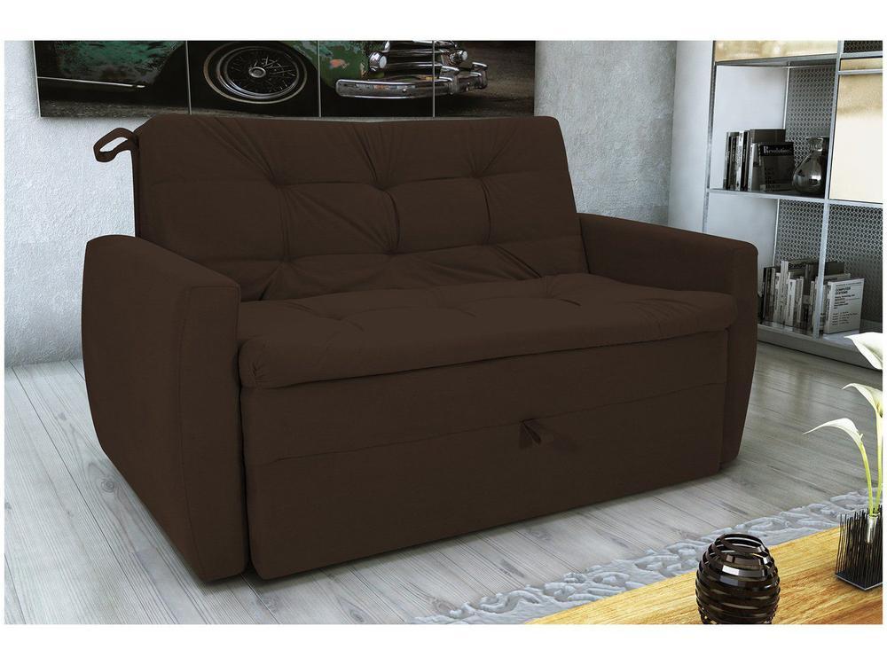 Sofá-cama Casal 2 Lugares Reclinável Veludo Matrix Meg - 3