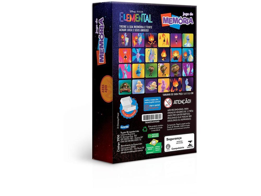 Jogo da Memória Elemental Jak Toyster Brinquedos - 4