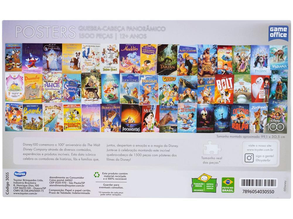 Quebra-cabeça 1500 Peças Disney Game Office - 5