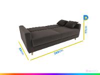 Sofá-cama Casal 3 Lugares Reclinável Veludo Matrix Emília - 3