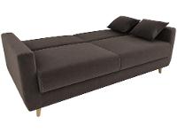 Sofá-cama Casal 3 Lugares Reclinável Veludo Matrix Emília - 5
