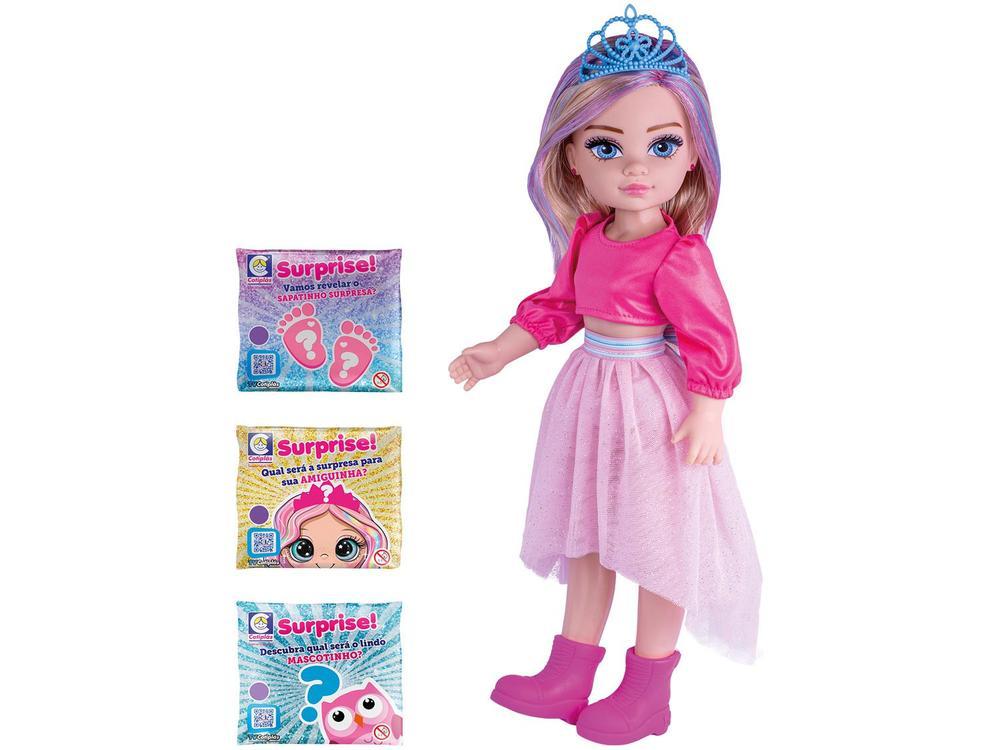 Boneca Loira Charmosa Surprise com Acessórios - 1