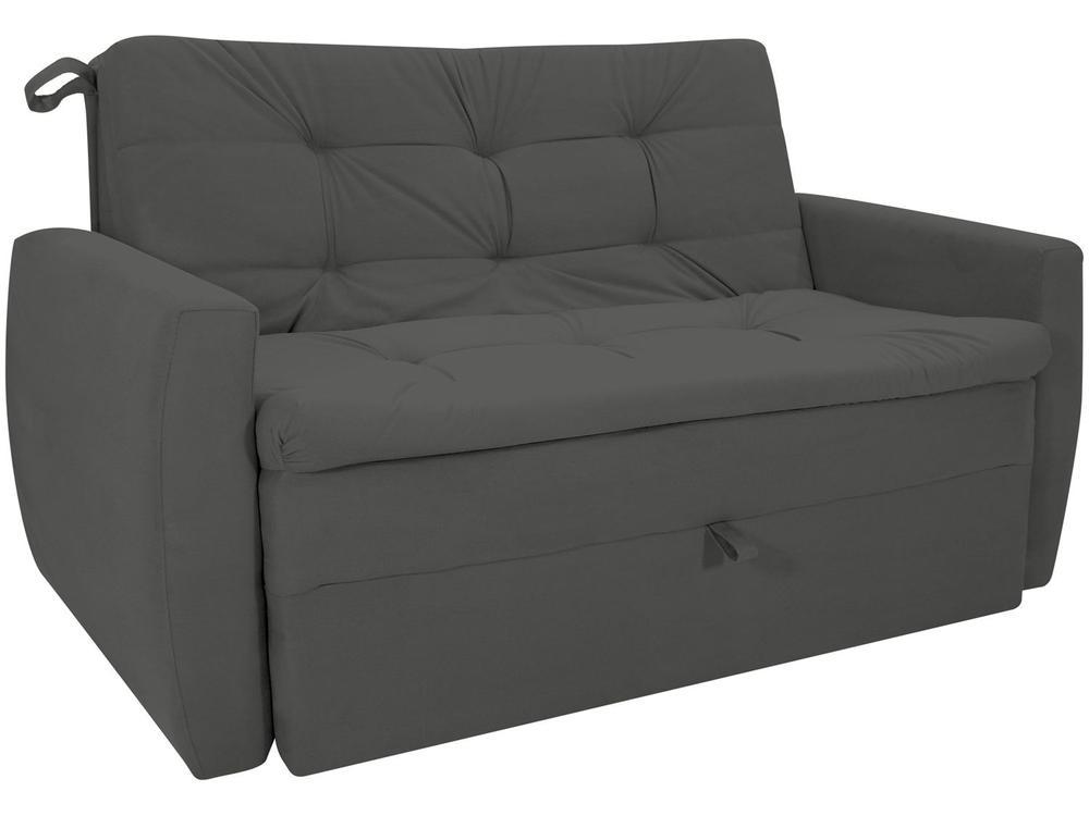 Sofá-cama Casal 2 Lugares Reclinável Veludo Matrix Meg - 7