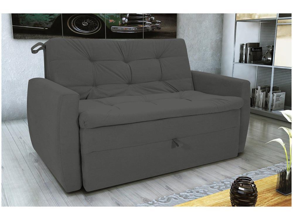 Sofá-cama Casal 2 Lugares Reclinável Veludo Matrix Meg - 9
