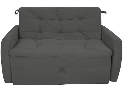 Sofá-cama Casal 2 Lugares Reclinável Veludo Matrix Meg