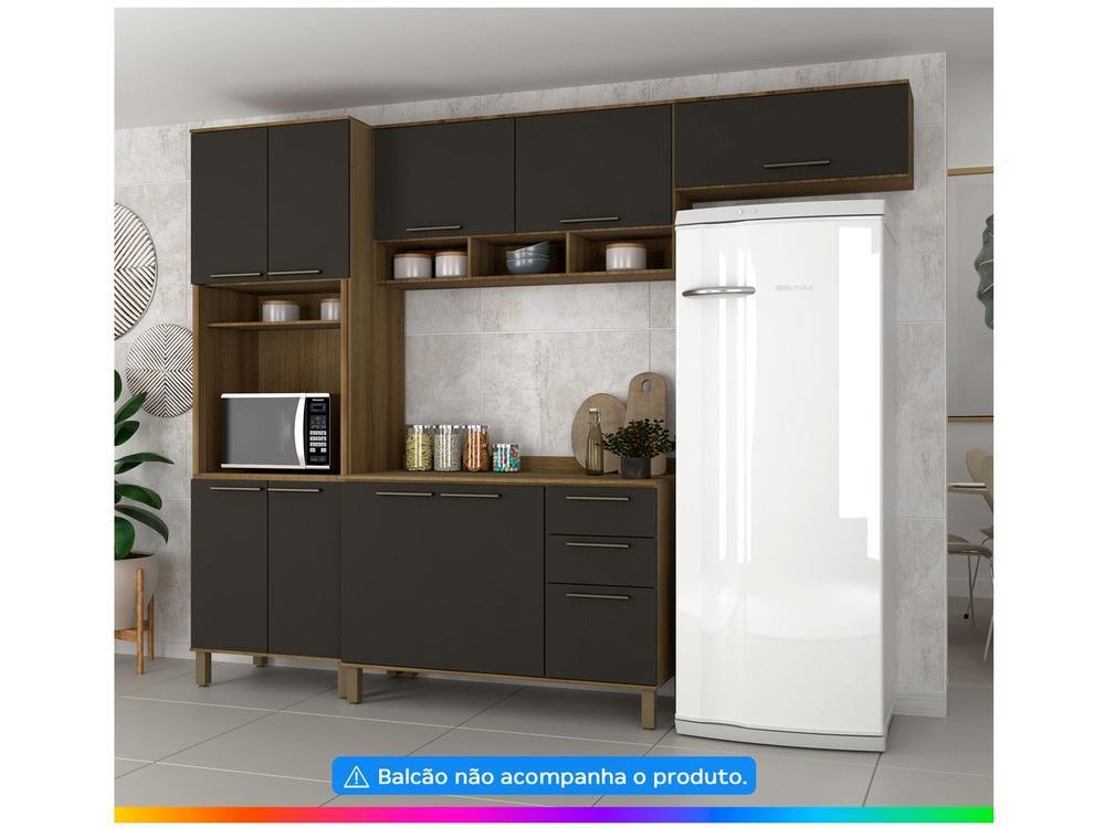 Armário de Cozinha Compacta Luciane Suíça 7 Portas - 4