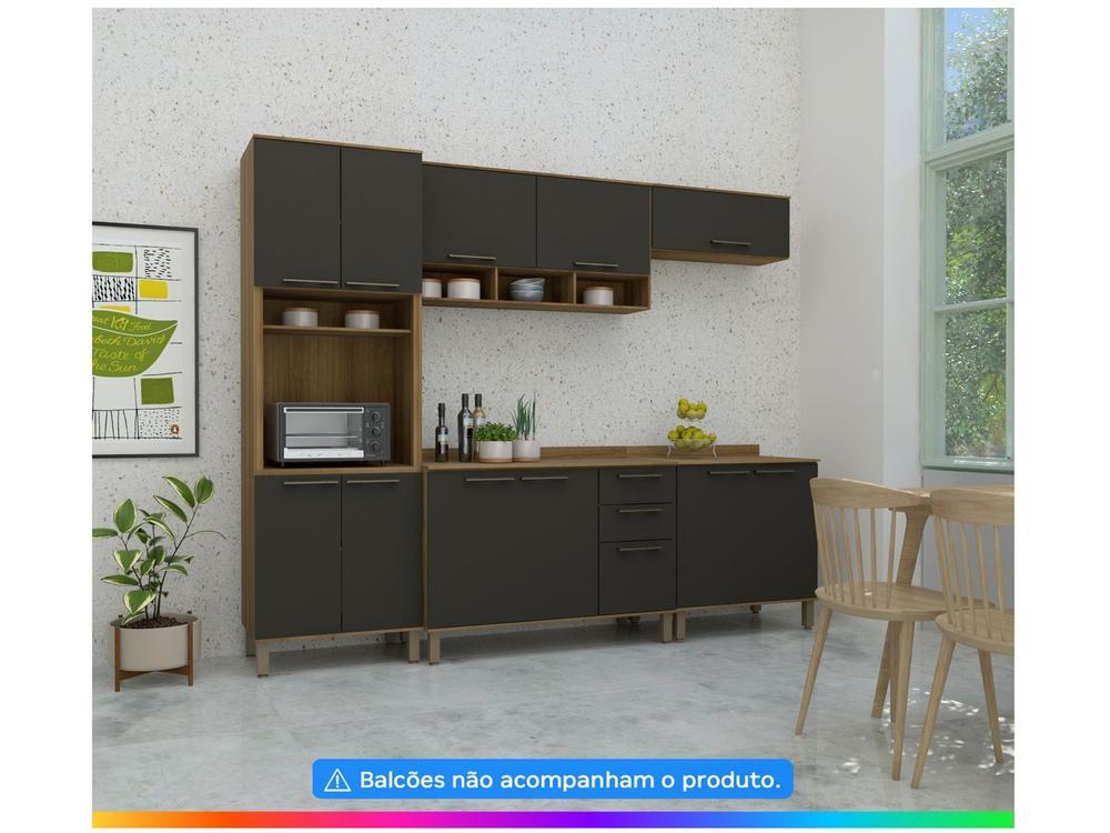 Armário de Cozinha Compacta Luciane Suíça 7 Portas - 5