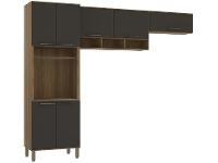 Armário de Cozinha Compacta Luciane Suíça 7 Portas - 11