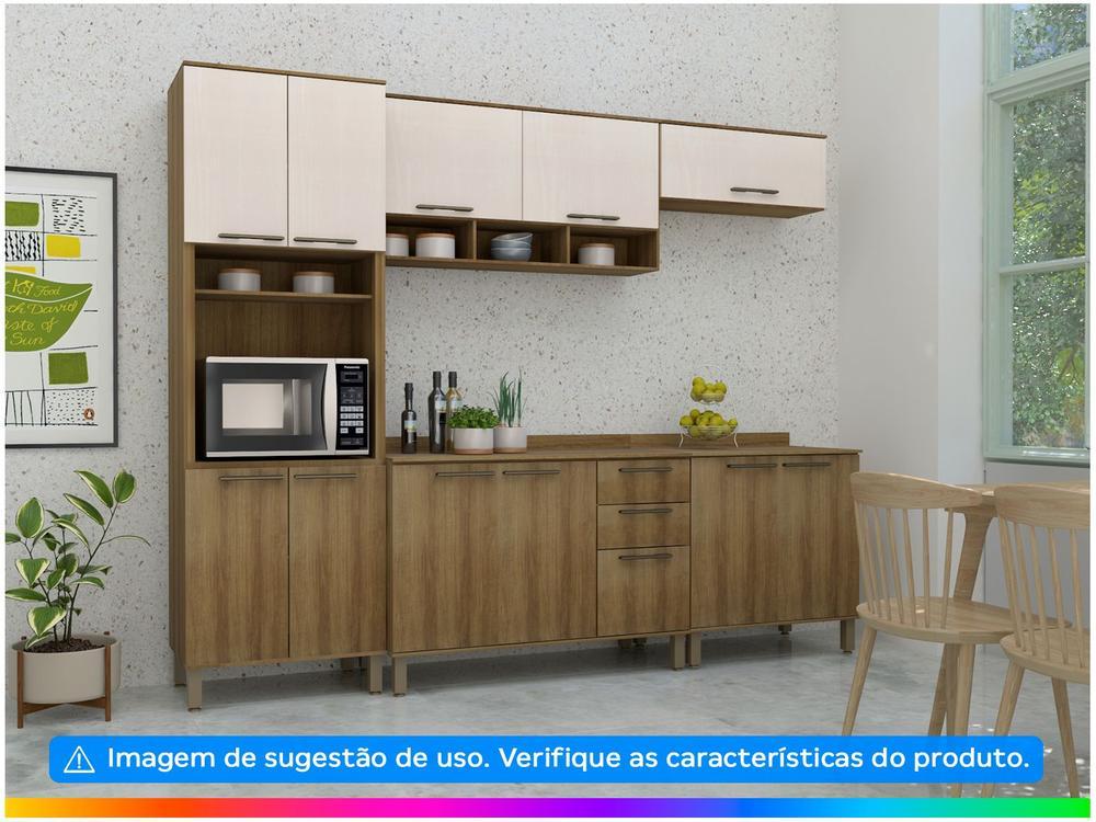 Balcão de Cozinha com Tampo Luciane 2 Portas Suíça - 7