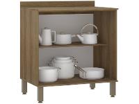 Balcão de Cozinha com Tampo Luciane 2 Portas Suíça - 5