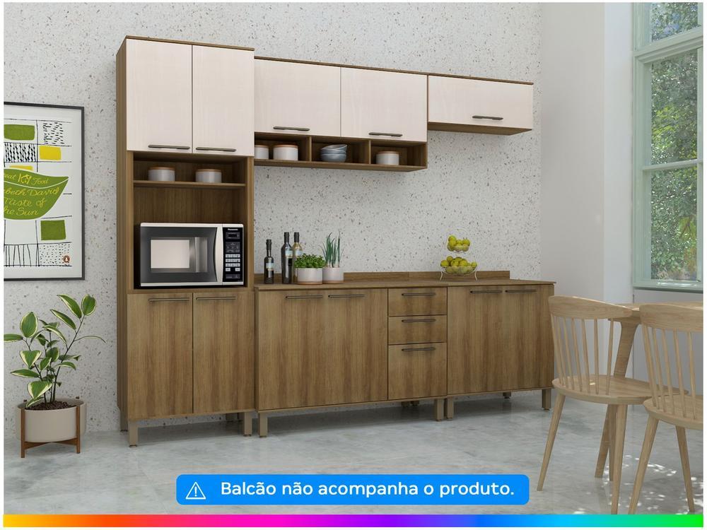 Armário de Cozinha Compacta Luciane Suíça 7 Portas - 5