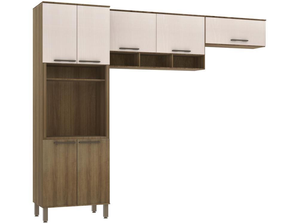 Armário de Cozinha Compacta Luciane Suíça 7 Portas - 6