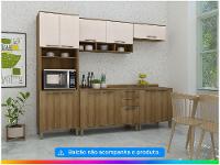 Armário de Cozinha Compacta Luciane Suíça 7 Portas - 5