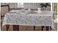 Cortina para Cozinha Sultan Branco e Bege - 7