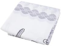 Cortina para Cozinha Sultan Branco e Cinza - 5