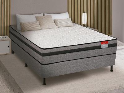 Cama Box Conjugada Casal Reconflex de Mola Ensacada 52x138x188cm Laguna