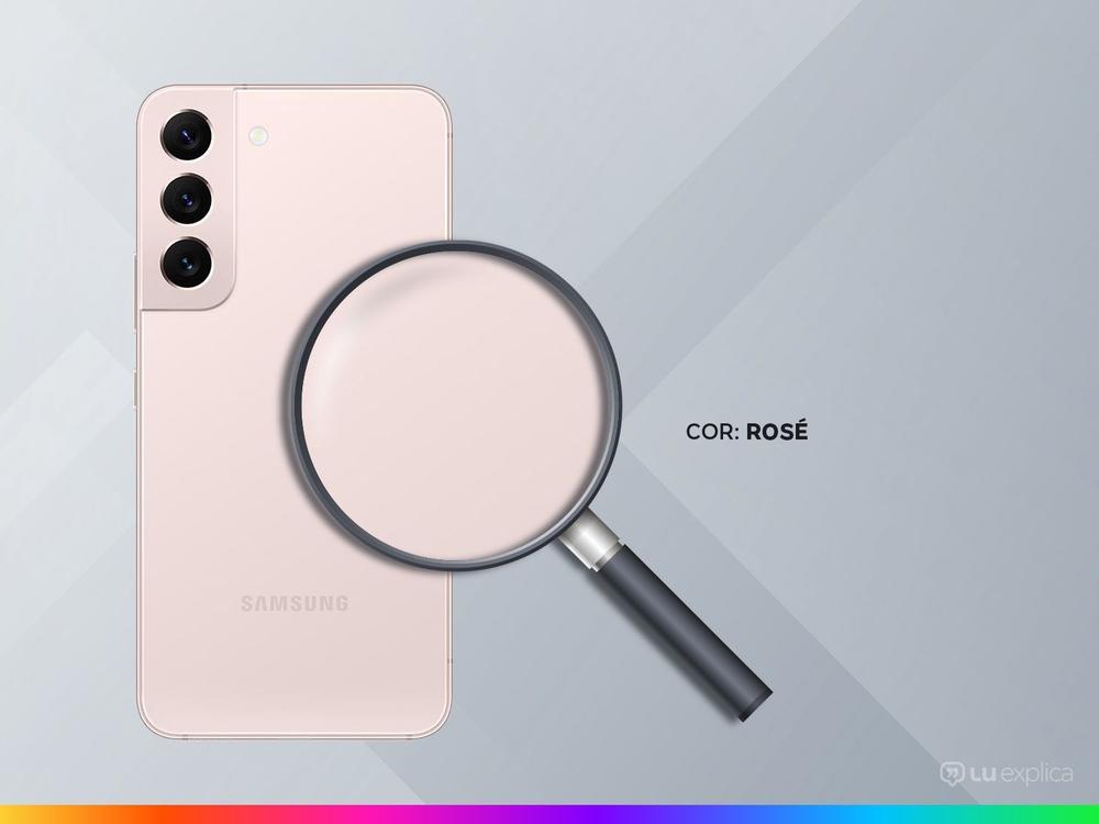 Smartphone Samsung Galaxy S22 256GB Rosé 5G Octa-Core 8GB 6,1" RAM Câm. Tripla + Selfie 10MP Dual Chip - 3
