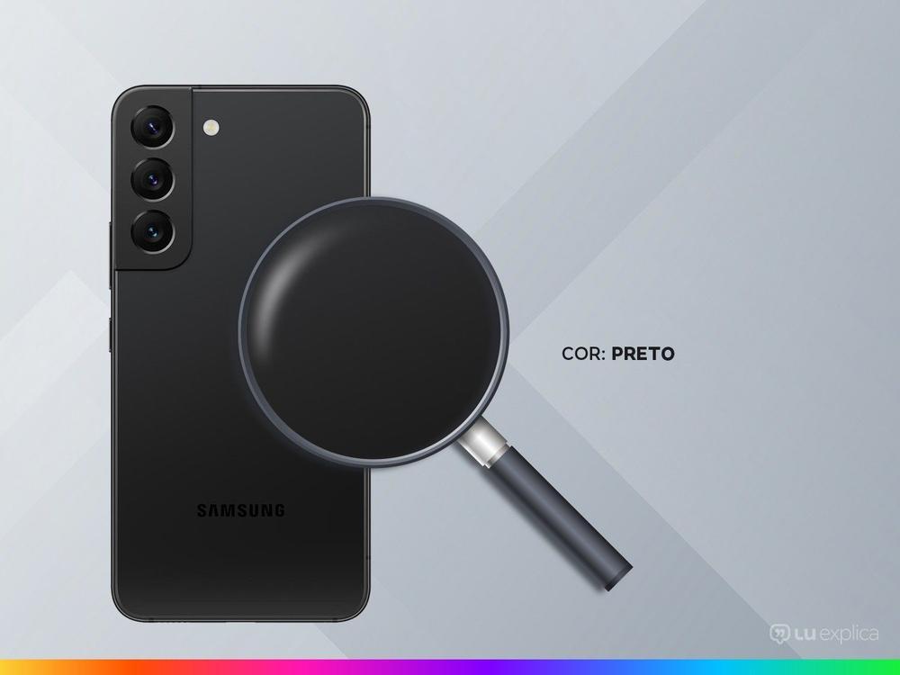 Smartphone Samsung Galaxy S22 128GB Preto 5G Octa-Core 8GB RAM 6,1" Câm. Tripla + Selfie 10MP Dual Chip - 3