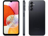 Smartphone Samsung Galaxy A14 64 GB Preto 4G Octa-Core 4GB RAM 6,6" Câm. Tripla + Selfie 13MP Dual Chip - 1