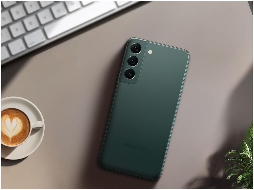 Smartphone Samsung Galaxy S22 128GB Verde 5G Octa-Core 8GB 6,1" RAM Câm. Tripla + Selfie 10MP Dual Chip - 5