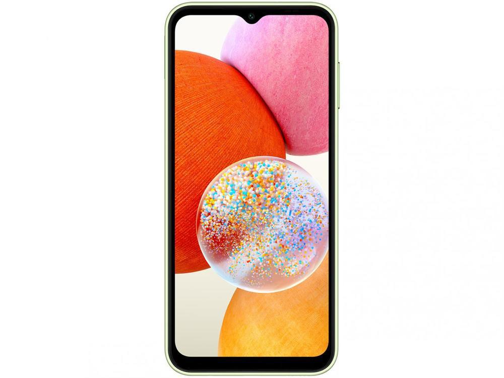 Smartphone Samsung Galaxy A14 64GB Verde Lima 5G Octa-Core 4GB RAM 6,6" Câm. Tripla + Selfie 13MP Dual Chip - 6