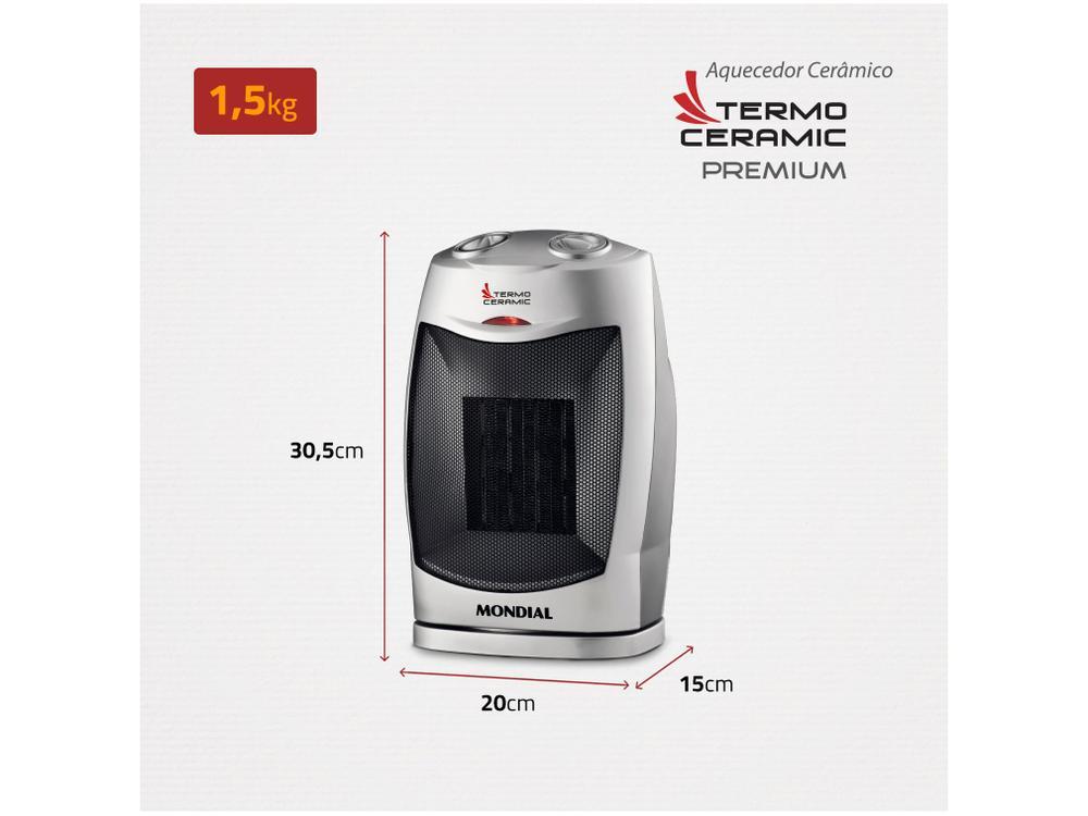Aquecedor Cerâmico Mondial A-05 Portátil - 10