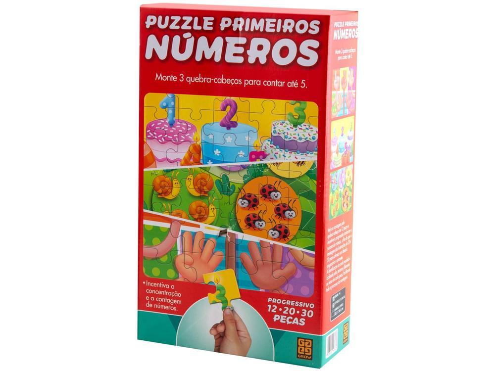Kit Quebra-cabeça Primeiros Números Grow - 15