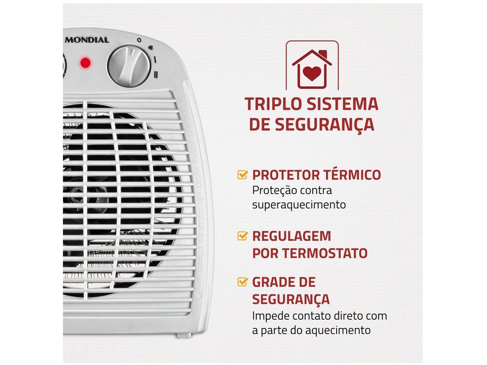Aquecedor Termoventilador Mondial A-08 Portátil - 11