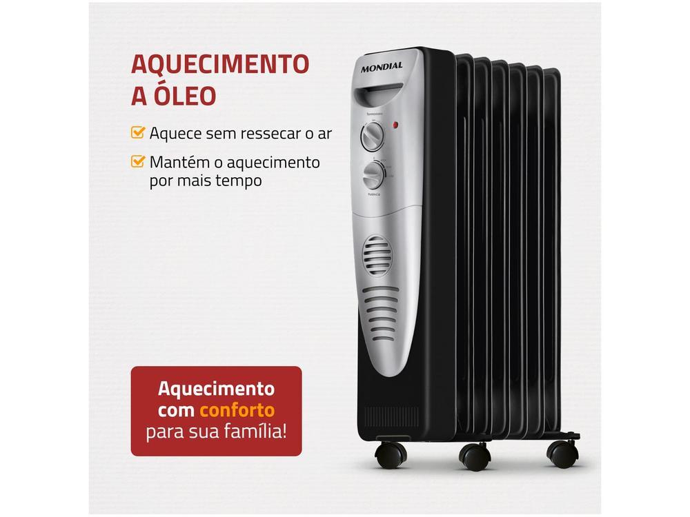 Aquecedor a Óleo Mondial A-06 Portátil - 9