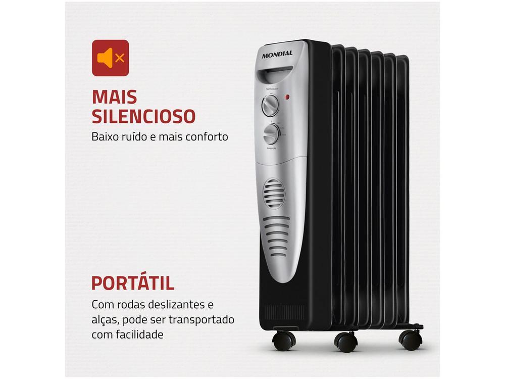 Aquecedor a Óleo Mondial A-06 Portátil - 12