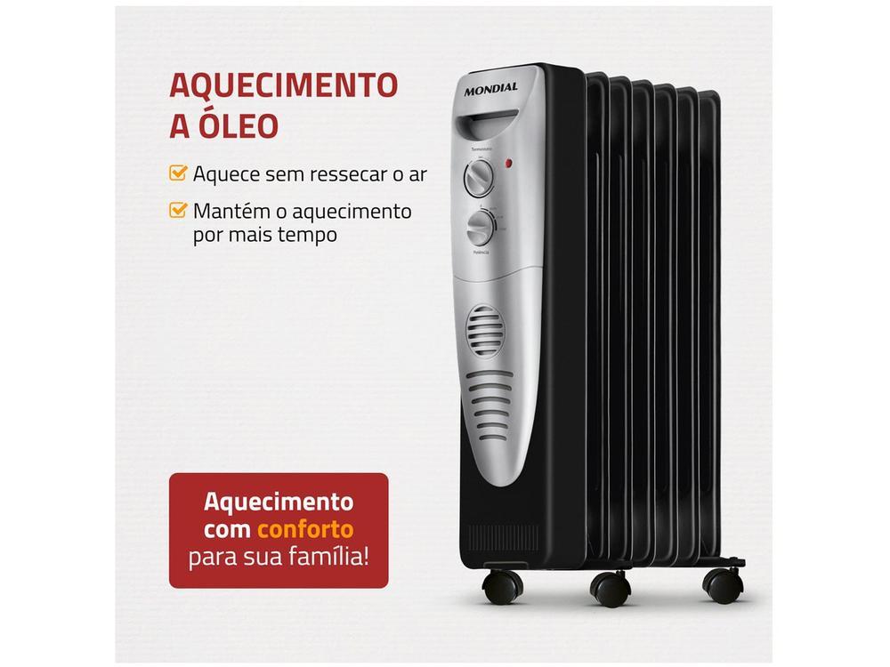 Aquecedor a Óleo Mondial A-06 Portátil - 3
