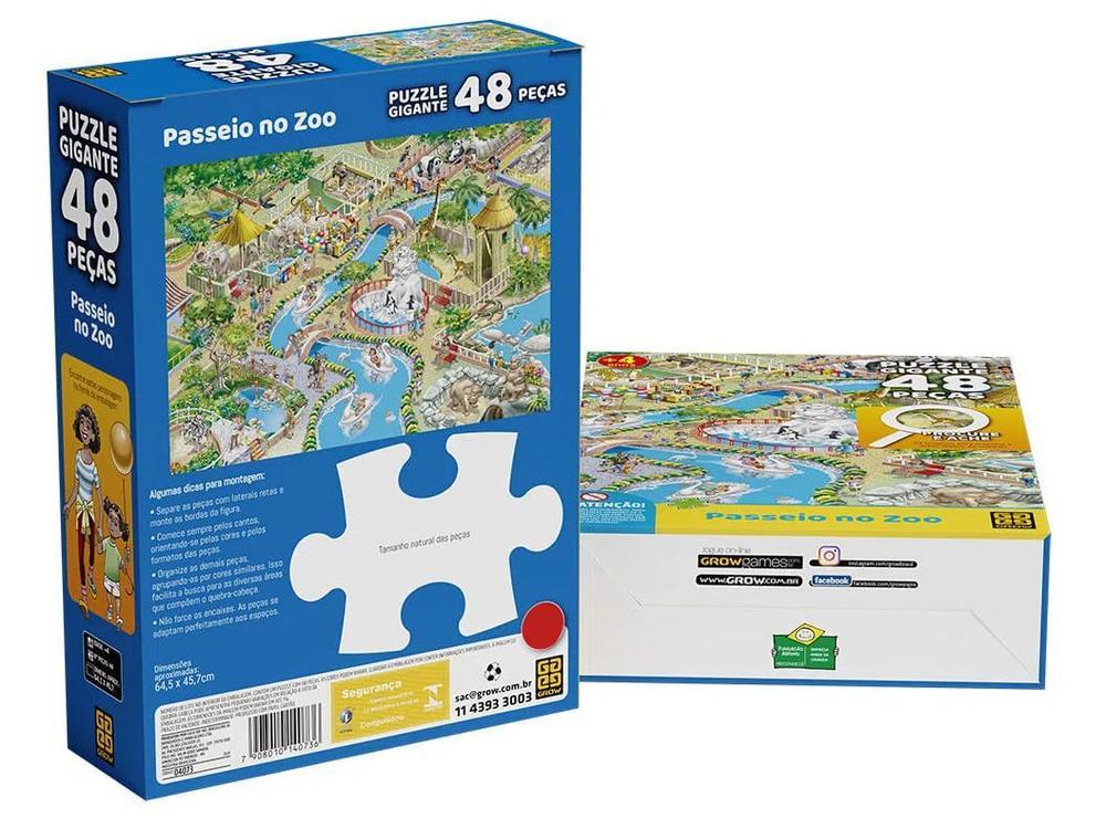 Quebra-cabeça 48 Peças Puzzle Gigante  - 9